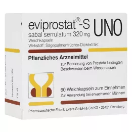 EVIPROSTAT-S sabal serrulatum 320 uno kapsulas, 60 gab