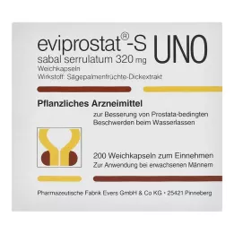 EVIPROSTAT-S sabal serrulatum 320 uno kapsulas, 200 gab
