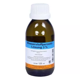 WASSERSTOFFPEROXID Šķīdums 3% Ph.Eur., 125 ml