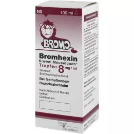 BROMHEXIN Krewel Meuselb. Pilieni 8mg/ml, 100 ml
