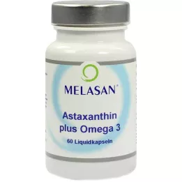 ASTAXANTHIN PLUS Omega-3 kapsulas, 60 gab