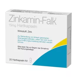 ZINKAMIN Falk 15 mg cietās kapsulas, 20 gab