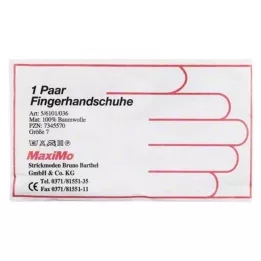 HANDSCHUHE Kokvilnas izmērs 7 papildu garums, 2 gab