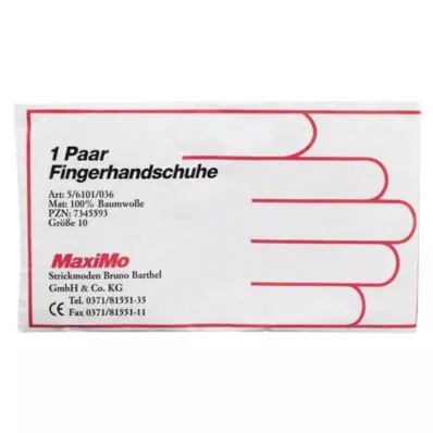 HANDSCHUHE Kokvilnas izmērs 10 papildu garums, 2 gab