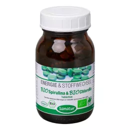 BIOSPIRULINA & Biochlorella 2in1 tabletes, 250 gab