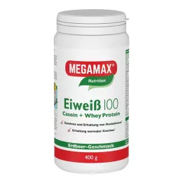 EIWEISS 100 zemeņu Megamax pulveris, 400 g