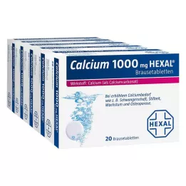 CALCIUM 1000 HEXAL putojošās tabletes, 100 gab