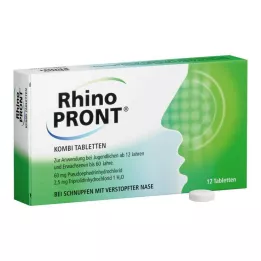RHINOPRONT Kombinētās tabletes, 12 gab