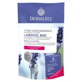 DERMASEL Nāves jūras vannas sāls + lavandas SPA, 1 lpp