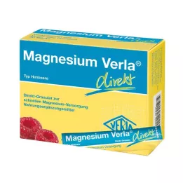 MAGNESIUM VERLA tiešās granulas aveņu, 30 gab