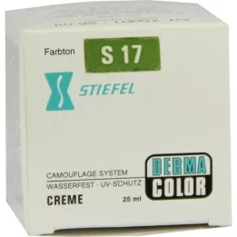 DERMACOLOR Kamuflāžas krēms S17 zaļš, 25 ml