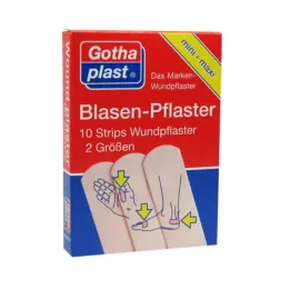 GOTHAPLAST Ādas tulznu plāksteri, 10 gab