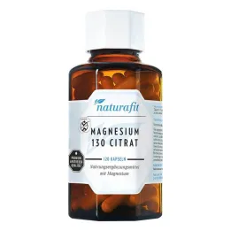 Naturafit Magnesium 130 Citr kapsulas, 120 gab