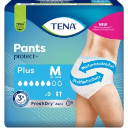 TENA PANTS plus M ConfioFit vienreizējās lietošanas bikses, 9 gab