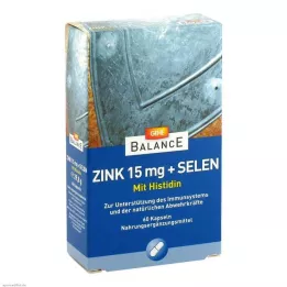 GEHE BALANCE Cinks 15 mg + selēns kapsulas, 60 gab