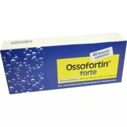 OSSOFORTIN forte putojošās tabletes, 40 gab