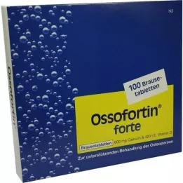 OSSOFORTIN forte putojošās tabletes, 100 gab