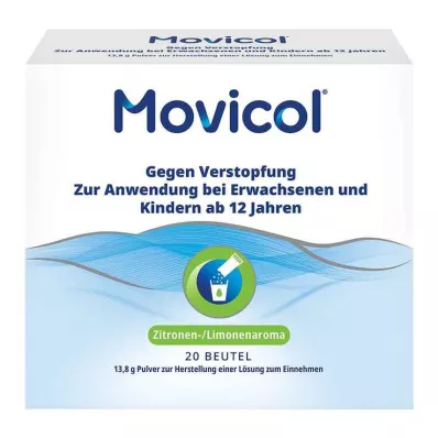 MOVICOL Pulvera paciņas iekšķīgai lietošanai, 20 gab