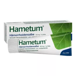 HAMETUM Hemoroīdu ziede, 25 g