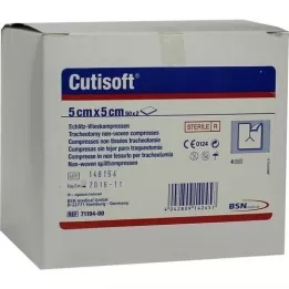 CUTISOFT Schlitz flīsa kompreses, 50x2 gab