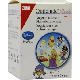 OPTICLUDE 3M Disney girls midi 2538MDPG-50, 50 gab
