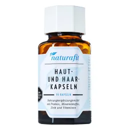 Naturafit ādas un matu kapsulas, 90 gab