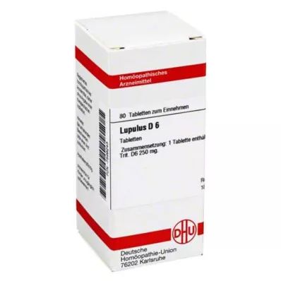 LUPULUS D 6 tabletes, 80 gab