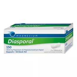 MAGNESIUM DIASPORAL 150 kapsulas, 50 gab