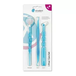 MIRADENT Kopšanas komplekts I-Prox Care Set zils trans., 1 P