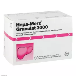 HEPA MERZ Granulas 3000 maisi, 30 gab