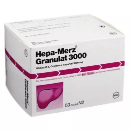 HEPA MERZ Granulas 3000 maisi, 50 gab