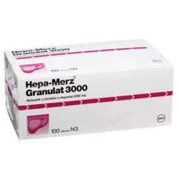 HEPA MERZ Granulas 3000 maisi, 100 gab