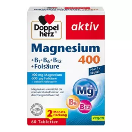 DOPPELHERZ Magnija 400 mg tabletes, 60 gab