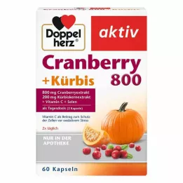 DOPPELHERZ Dzērveņu+Ķirbju kapsulas, 60 gab