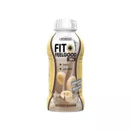 FIT+FEELGOOD Lietošanai gatavs diētiskais šokolādes-banānu kokteilis, 312 ml