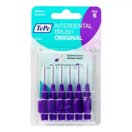 TEPE Oriģinālā starpzobu birste 1,1 mm ISO 6 violets, 6 gab