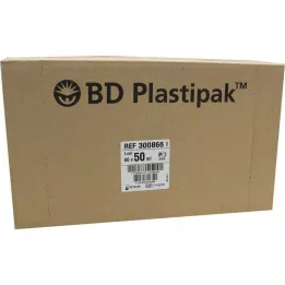 BD PLASTIPAK Spr.50 ml Luer ekscentrisks, 60X50 ml