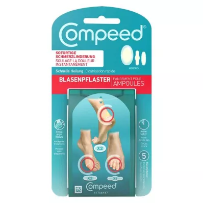 COMPEED Blistera ģipša maisījuma iepakojums, 5 gab COMPEED Blistera ģipša maisījuma iepakojums, 5 gab