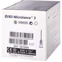BD MICROLANCE Īpaša kanula 22 G 1 1/2, 100 gab