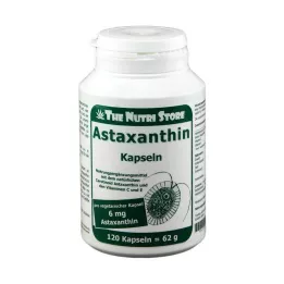 ASTAXANTHIN 6 mg veģetārās kapsulas, 120 gab