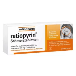 RATIOPYRIN Pretsāpju līdzekļi, 20 gab