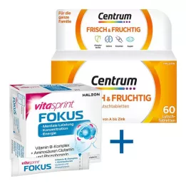 CENTRUM svaigas &amp; augļu pastilas, 60 gab