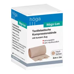 HÖGA-LAN Īsi stiepjams pārsējs 8 cmx5 m, 1 gab