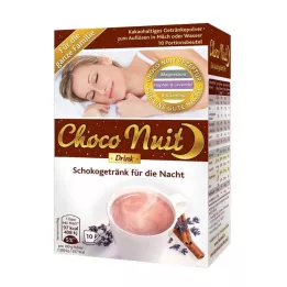 CHOCO NUIT Goodnight šokolādes dzēriena pulveris, 10 gab