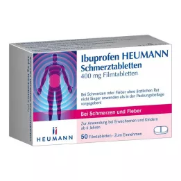 IBUPROFEN Heumann sāpju tabletes 400 mg, 50 gab