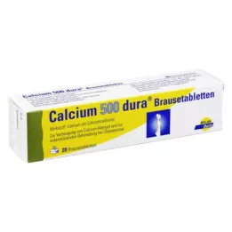 CALCIUM 500 dura putojošās tabletes, 20 gab