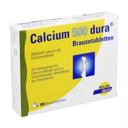 CALCIUM 500 dura putojošās tabletes, 100 gab
