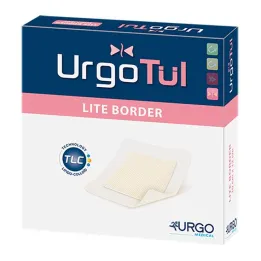 Urgotül Lite Border 8x8 cm pārsējs, 10 gab