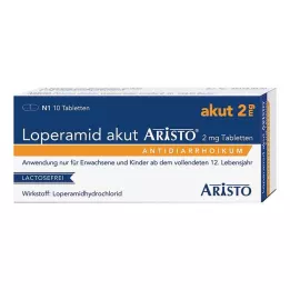LOPERAMID akut Aristo 2 mg tabletes, 10 gab