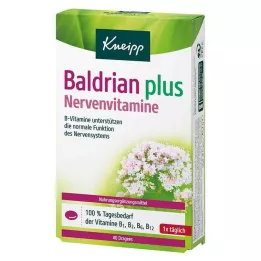 KNEIPP Baldriāna plus nervu vitamīnu dražejas, 40 gab